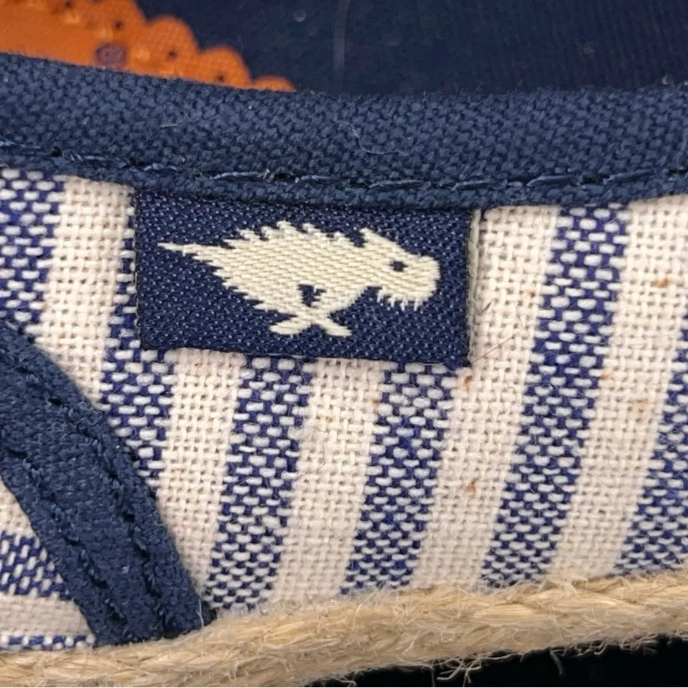 Size 8.5 Rocket Dog Blue White Stripes Espadrilles  Travel Beach Casual Canvas